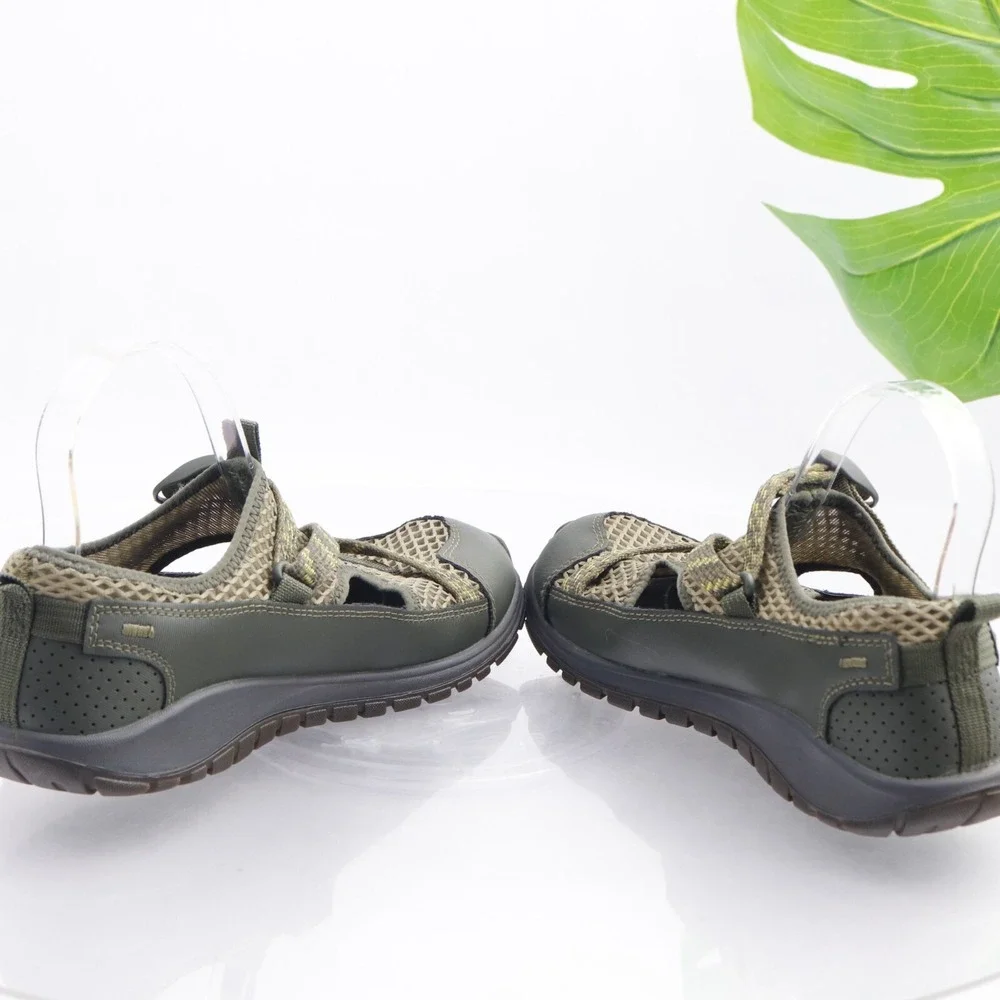 Chaco Boys Kids Sandals Shoes Size 6 Green Mesh Fisherman Hiking Water Outdoor